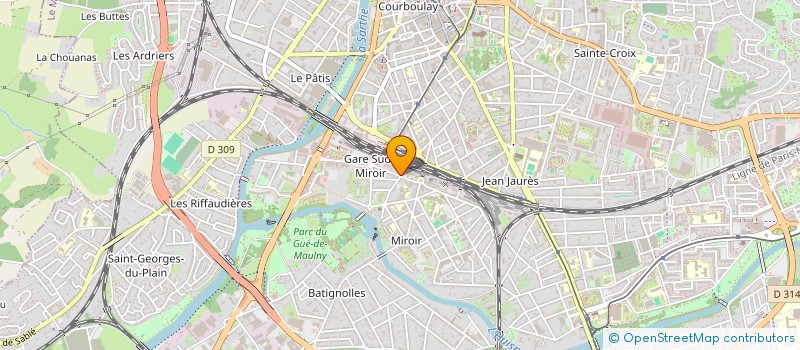 localisation de l'entreprise SCI SAP 6  LE MANS