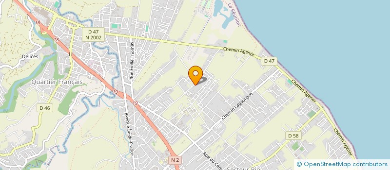 localisation de l'entreprise SCI SAP INVEST à SAINT-ANDRE