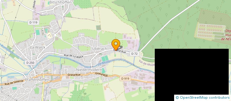 localisation de l'entreprise SCI SAPA  VAL-DE-MODER