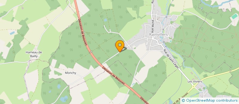 localisation de l'entreprise SCI SAPA  RAINVILLERS