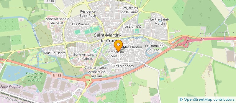 localisation de l'entreprise SCI SAPAJOU à SAINT-MARTIN-DE-CRAU