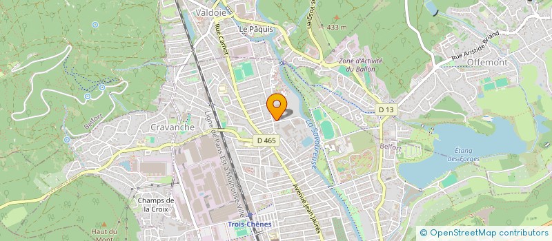 localisation de l'entreprise SCI SAPANO à BELFORT
