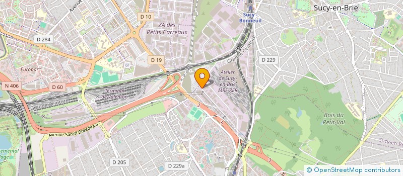 localisation de l'entreprise SCI SAPAS à BOISSY-SAINT-LEGER