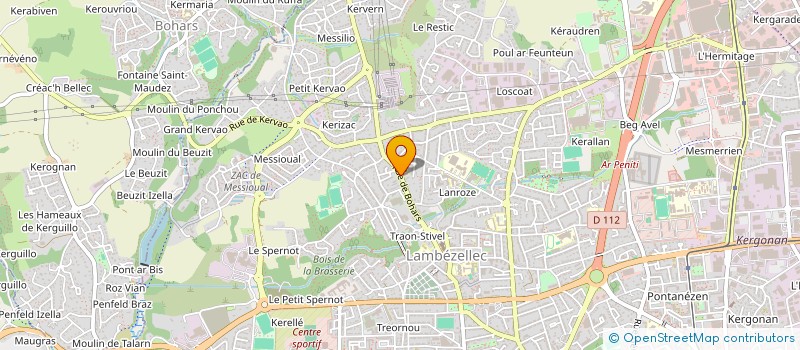 localisation de l'entreprise SCI SAPE à BREST