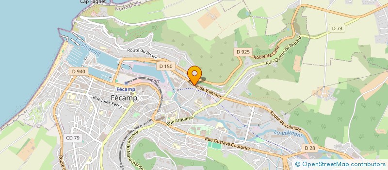 localisation de l'entreprise SCI SAPH  FECAMP