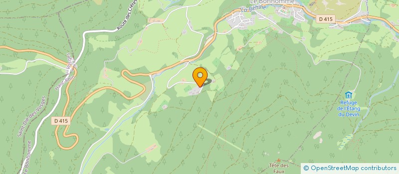 localisation de l'entreprise SCI SAPHI  LE BONHOMME