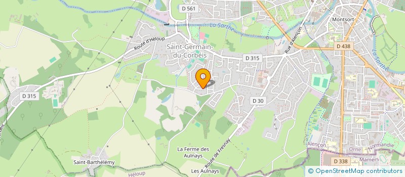 localisation de l'entreprise SCI SAPHIL à SAINT-GERMAIN-DU-CORBEIS