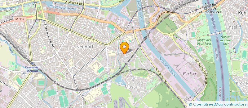 localisation de l'entreprise SCI SAPHIR  STRASBOURG