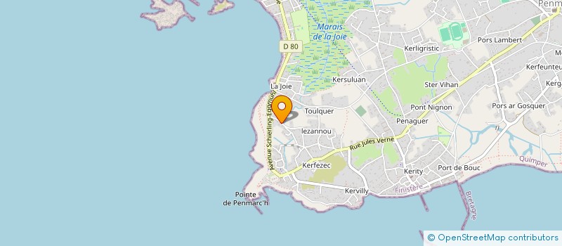 localisation de l'entreprise SCI SAPHIR  PENMARCH