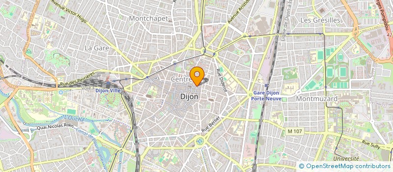 localisation de l'entreprise SCI SAPHIR à DIJON