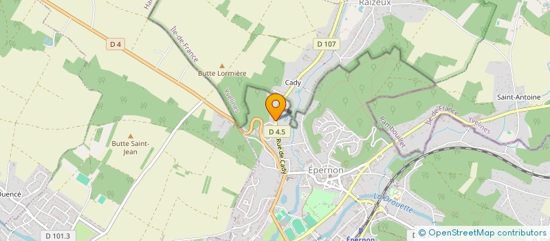 localisation de l'entreprise SCI SAPHIR à EPERNON