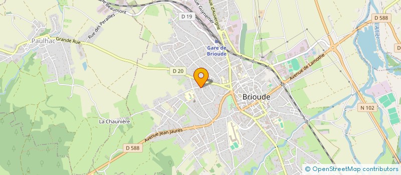 localisation de l'entreprise SCI SAPHIR à PAULHAC
