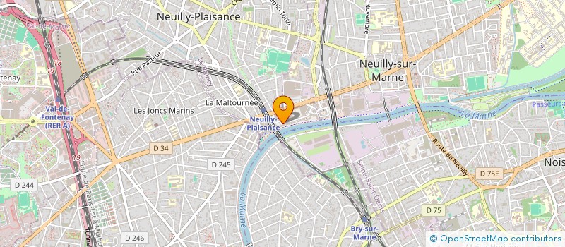 localisation de l'entreprise SCI SAPHIR  LE RAINCY