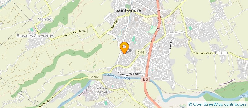 localisation de l'entreprise SCI SAPHIR à SAINT-ANDRE