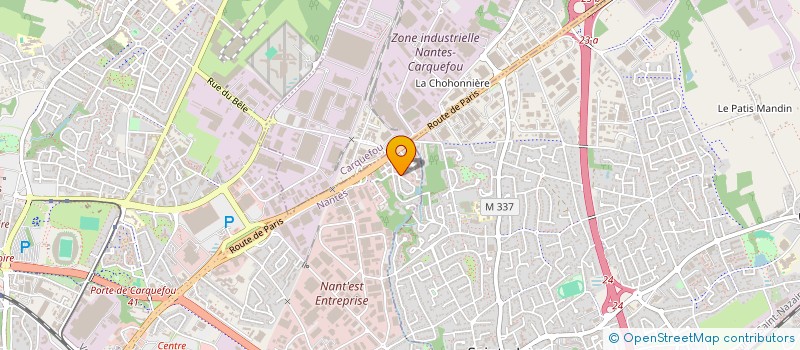 localisation de l'entreprise SCI SAPHIR à NANTES