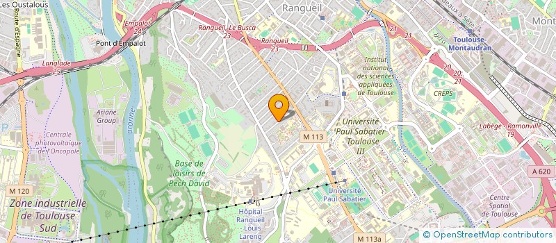 localisation de l'entreprise SCI SAPHIR à TOULOUSE