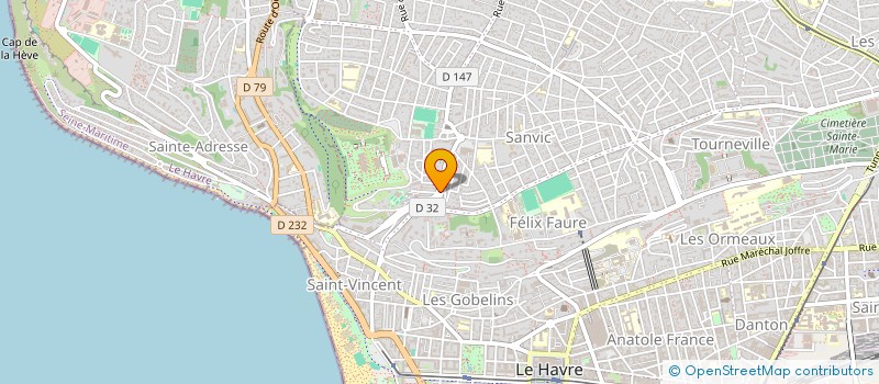 localisation de l'entreprise SCI SAPHIR à LE HAVRE