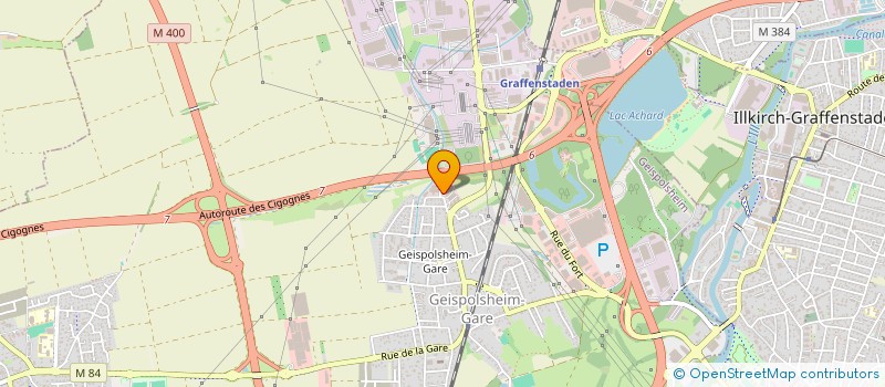 localisation de l'entreprise SCI SAPHIR  GEISPOLSHEIM