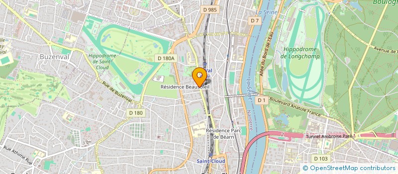 localisation de l'entreprise SCI SAPHIR DUCHER GILLET à SAINT-CLOUD