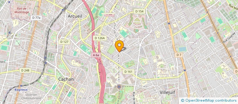 localisation de l'entreprise SCI SAPHIR IMPERIAL  VILLEJUIF