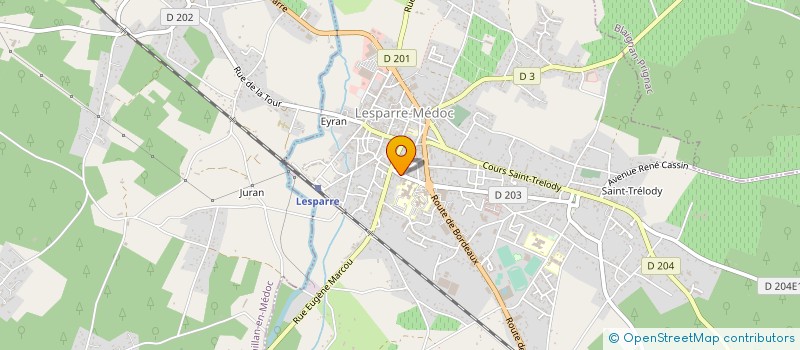 localisation de l'entreprise SCI SAPHIR LG  LESPARRE-MEDOC