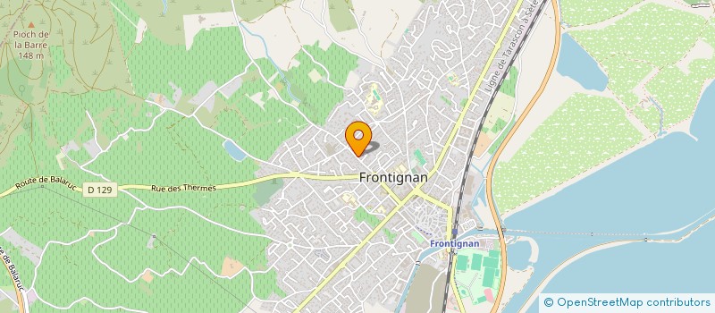 localisation de l'entreprise SCI SAPHO à FRONTIGNAN