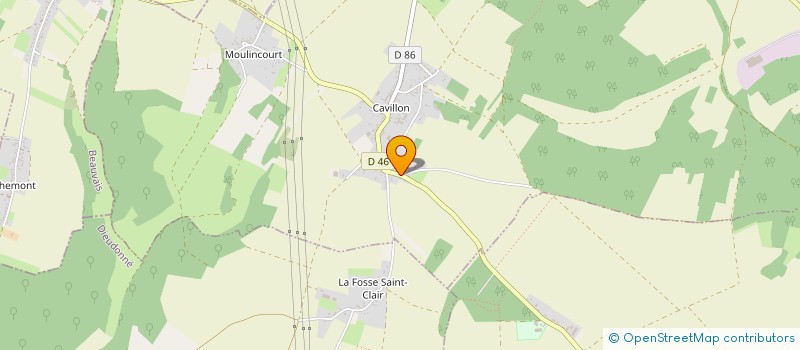 localisation de l'entreprise SCI SAPHYRE  ULLY-SAINT-GEORGES