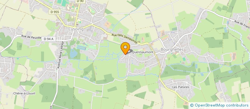 localisation de l'entreprise SCI SAPI  CYSOING