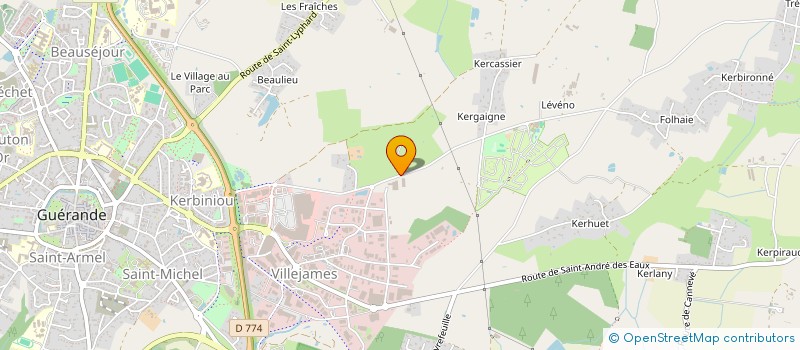 localisation de l'entreprise SCI SAPIFR  GUERANDE