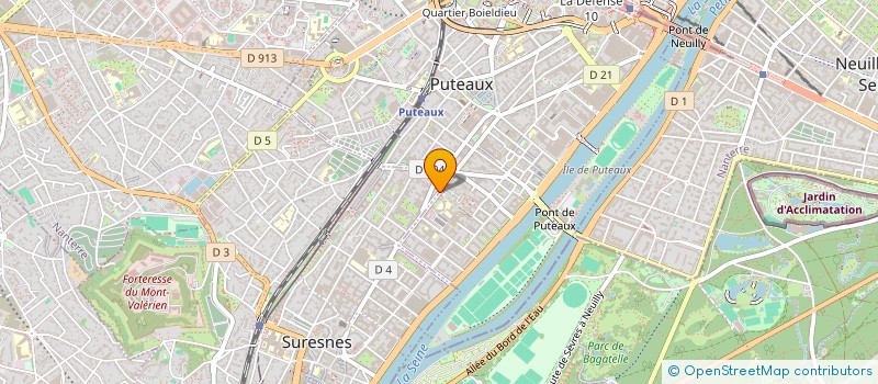localisation de l'entreprise SCI SAPIN à SURESNES