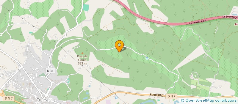 localisation de l'entreprise SCI SAPIN BLEU à BRIGNOLES