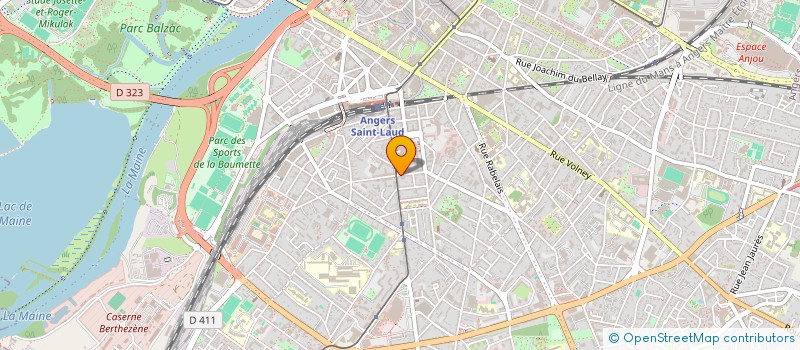 localisation de l'entreprise SCI SAPIO à ANGERS