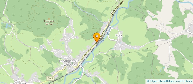 localisation de l'entreprise SCI SAPOLIN  LEPANGES-SUR-VOLOGNE