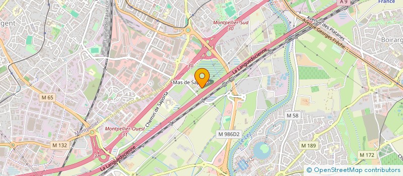 localisation de l'entreprise SCI SAPORTA à LATTES