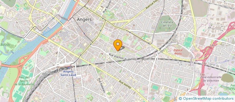 localisation de l'entreprise SCI SAPRIS à ANGERS