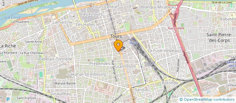 localisation de l'entreprise SCI SAQ  TOURS