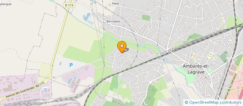 localisation de l'entreprise SCI SAQQARAH  AMBARES-ET-LAGRAVE