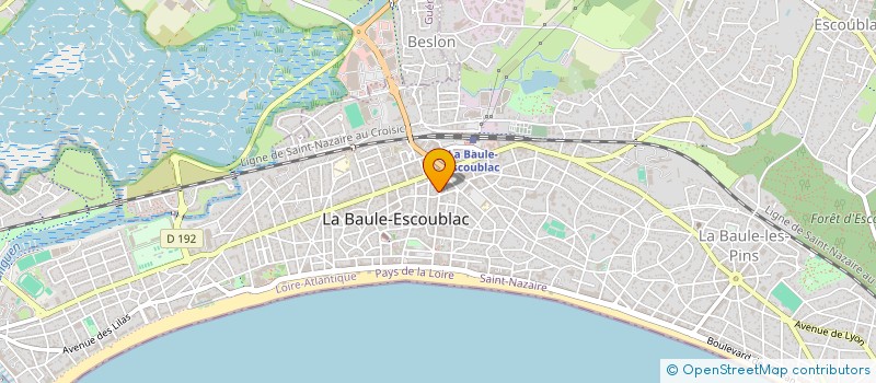 localisation de l'entreprise SCI SAR'ALAN-FIVE  LA BAULE-ESCOUBLAC