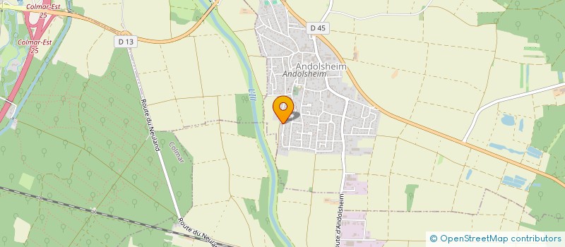 localisation de l'entreprise SCI SAR-KB  ANDOLSHEIM