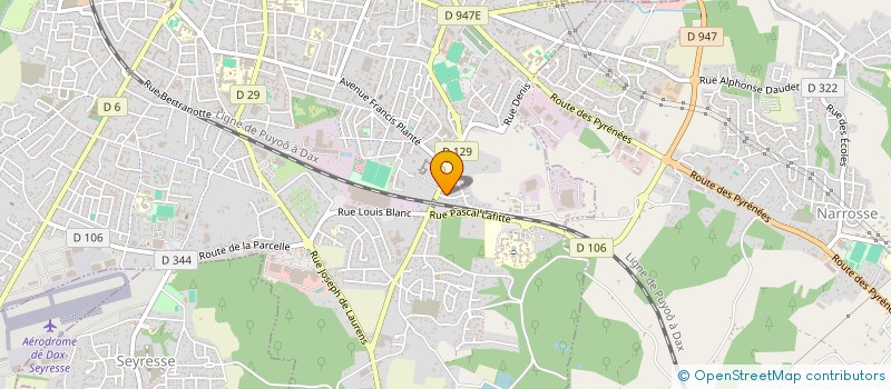 localisation de l'entreprise SCI SARA à DAX
