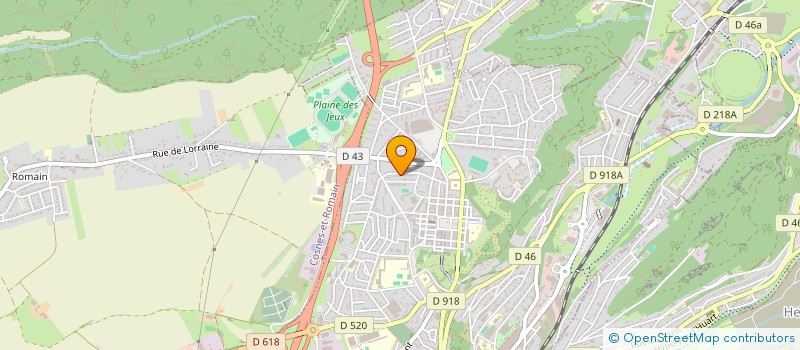 localisation de l'entreprise SCI SARA à LONGWY