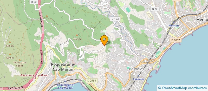 localisation de l'entreprise SCI SARA à ROQUEBRUNE-CAP-MARTIN