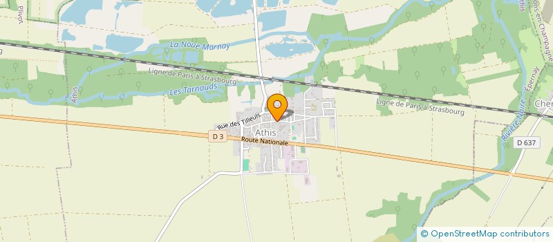 localisation de l'entreprise SCI SARA  AY-CHAMPAGNE