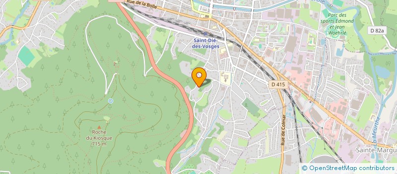 localisation de l'entreprise SCI SARA  SAINT-DIE-DES-VOSGES