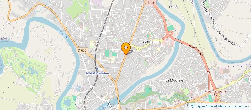 localisation de l'entreprise SCI SARA à ALBI