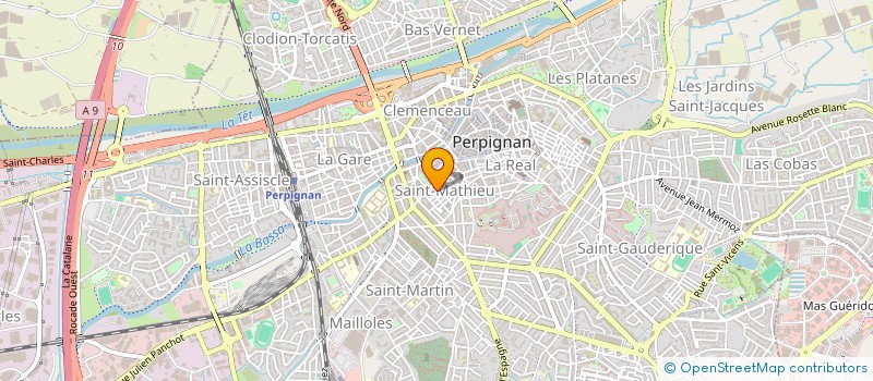 localisation de l'entreprise SCI SARA  PERPIGNAN