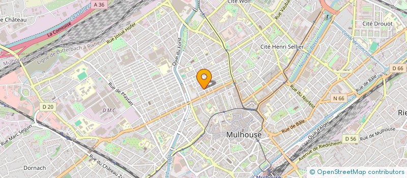 localisation de l'entreprise SCI SARA  MULHOUSE