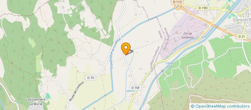localisation de l'entreprise SCI SARA à CORNILLON-CONFOUX