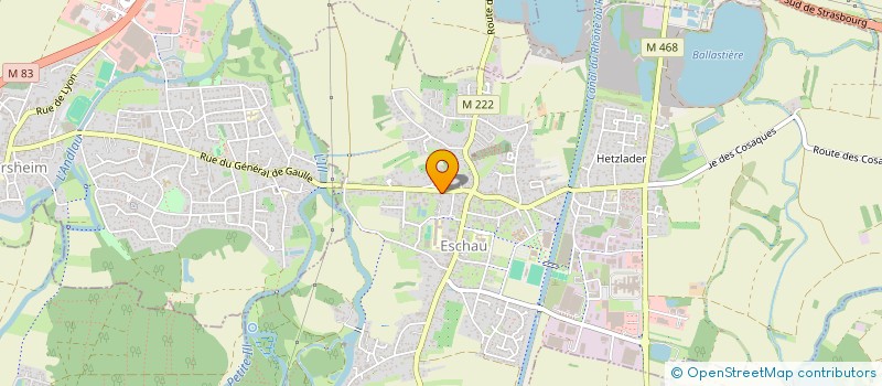 localisation de l'entreprise SCI SARA  ESCHAU