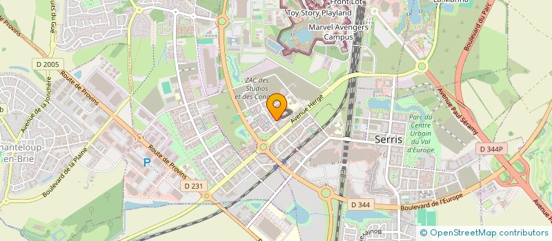 localisation de l'entreprise SCI SARA  CHESSY